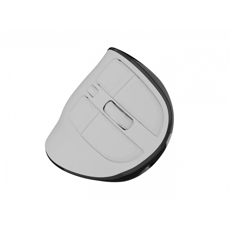 Belaidė vertikali pelė NATEC Euphonie Pro Bluetooth 5.0, 4000 DPI, programuojama, tyli, balta