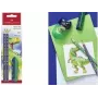 Pieštukų rinkinys Faber-Castell Dino HB Mėlynas – mediniai HB pieštukai, mėlynas korpusas