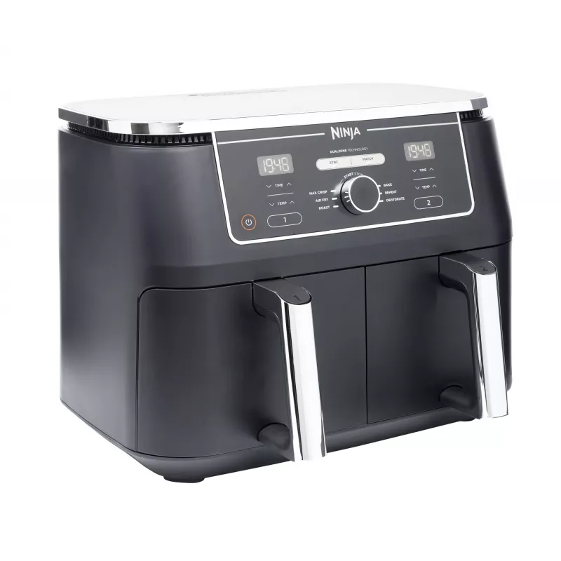 Kepimo krosnelė Ninja AF400EU Dviguba 9,5 L Viena 2470 W Karšto oro gruzdintuvė Juoda