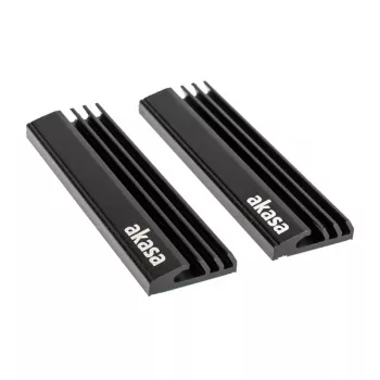Akasa A-M2HS01-KT02 aušinimo sistema SSD šilumos šalintuvas/radiatoriuss juodas 1-2