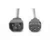 Prailginimo laidas Assmann C14 - C13 M/F 5,0m H05VV-F3G 1,0 mm² juodas (AK-440201-050-S)