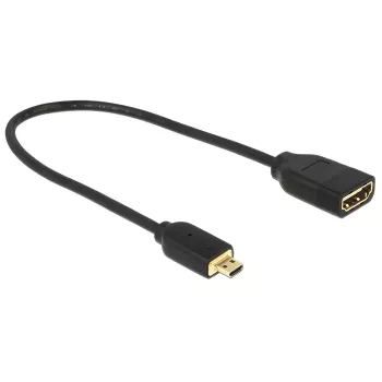 HDMI kabelis DeLOCK 0,2 m HDMI-A / HDMI Micro-D