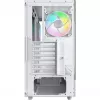 Montech XR Midi-Tower korpusas su grūdintu stiklu - balta
