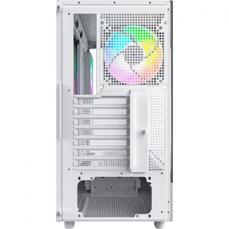 Montech XR Midi-Tower korpusas su grūdintu stiklu - balta