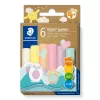 Modelino molis Staedtler Noris Jumbo Pastel 842P C6 – minkštas, lengvai formuojamas, įvairių pastelinių spalvų
