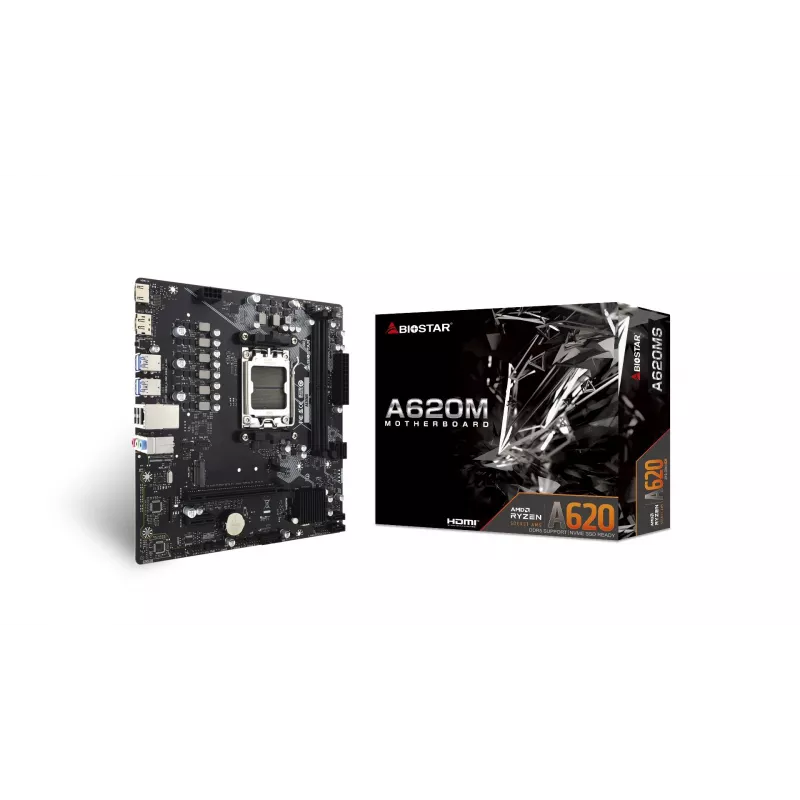 Pagrindinė plokštė Biostar A620MS AM5 Micro-ATX