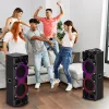 Nešiojamas garsiakalbis Manta SPK1204X800D Minos Pro, juodos spalvos