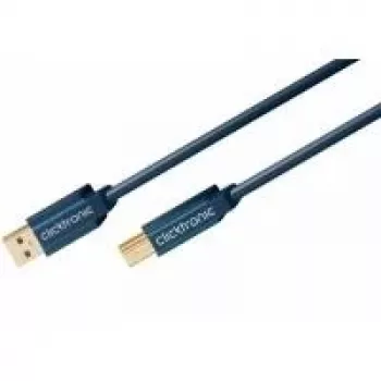 ClickTronic 0,5m USB3.0 A-B laidas mėlynas (70090)