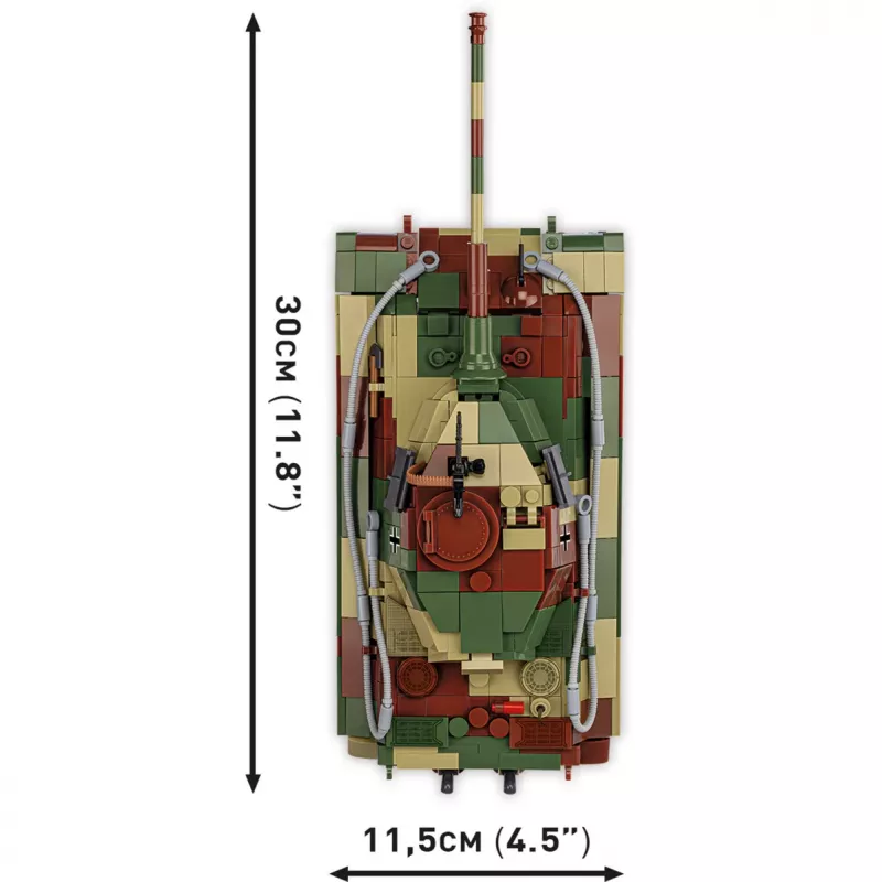 Konstruktorius COBI Panzer VI Ausf. B Königstiger 802 detalės