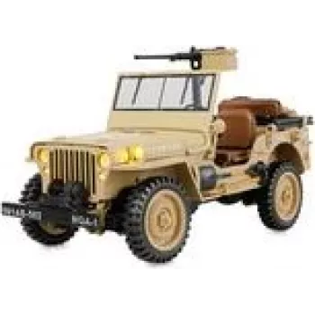 Amewi Jeep Willys MB Scale Crawler 4WD 1:14 RTR smėlio spalvos 14+ (22738)