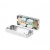LANBERG PLC-6SL1-S jungiamoji dėžutė tinklui, Cat6 S/FTP (S-STP), sidabrinė, 82×35×23 mm