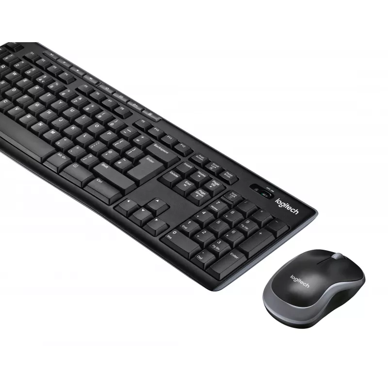 Logitech Wireless Combo MK270 – belaidė klaviatūros ir pelės rinkinys, 2,4 GHz, prancūziškas išdėstymas (920-004510)