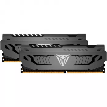 32 GB Patriot DIMM 3600 (2x 16 GB) Dual-Kit (grau, PVS432G360C8K, Viper Steel, INTEL XMP)