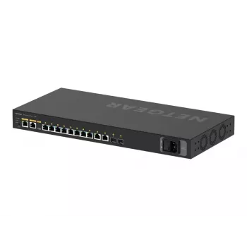 NETGEAR M4250-10G2XF-PoE+ valdomas L2/L3 gigabitinio eterneto (10/100/1000) jungiklis su PoE+ 1U juodas