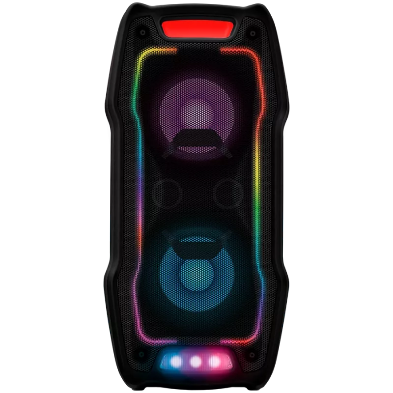 Garsiakalbis SVEN PS-730, juodas (100W, TWS, Bluetooth, FM, USB, microSD, LED ekranas, 4400 mA*h)