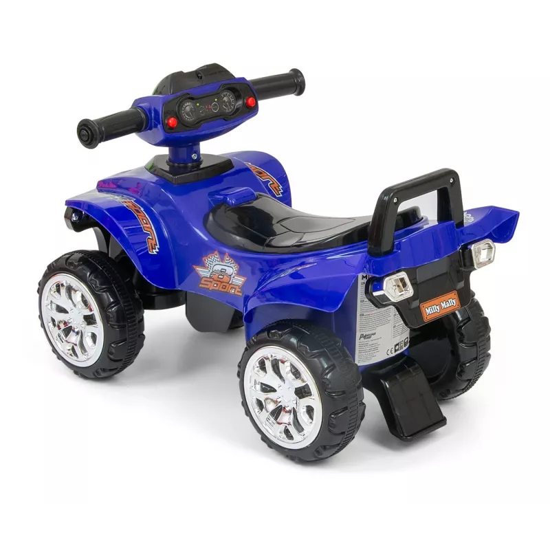 Vaikiškas stumdomas automobilis milly mally Ride-on Monster Navy