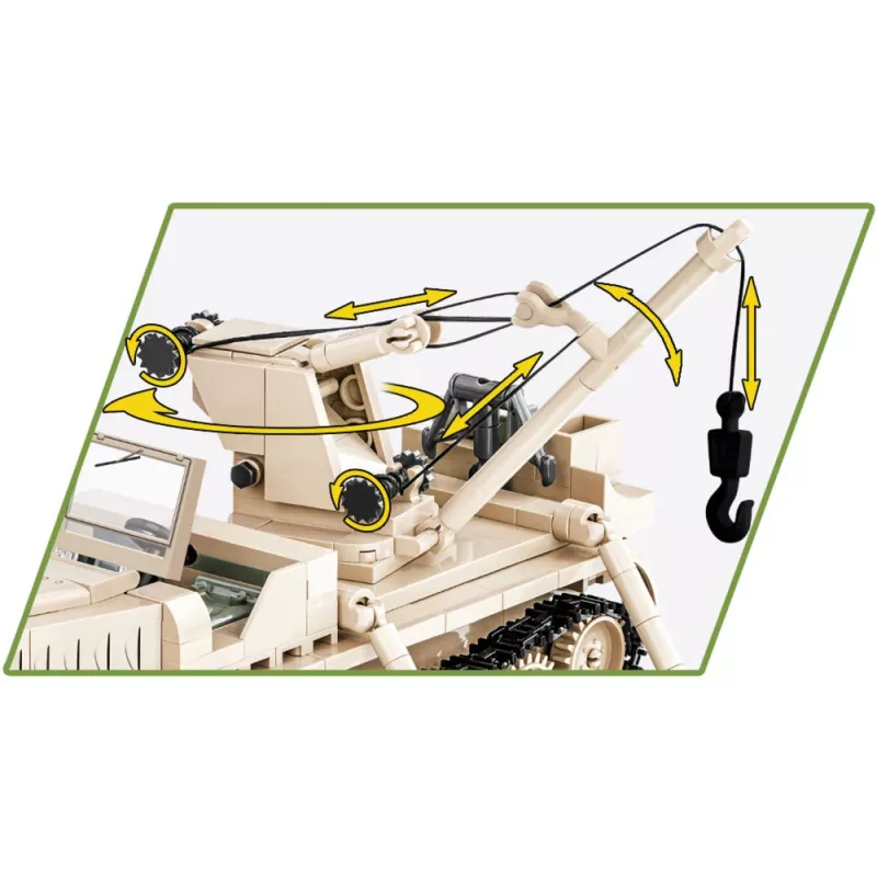 Konstruktorius Cobi Sd.Kfz. 9/1 Famo – Antrojo pasaulinio karo modelis, 498 detalės, įvairiaspalvis