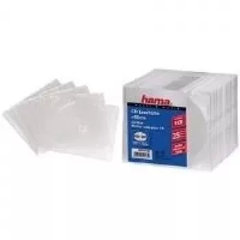 Hama CD Slim Box, 25 vnt./pakuotė, 1 diskas, permatoma