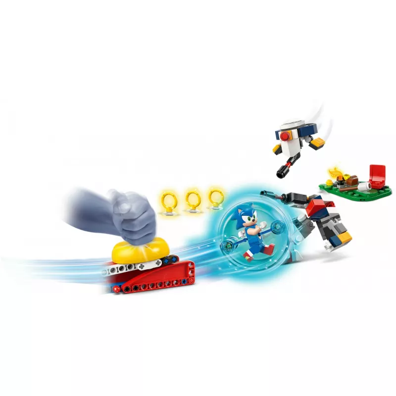 Konstruktorius LEGO Sonic the Hedgehog 77001 Stovyklavietės susirėmimas, 177 dalių, 1 minifigūrėlė, nuo 7 metų