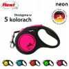 Flexi New Neon S 5 m šunų pavadėlis automatinis