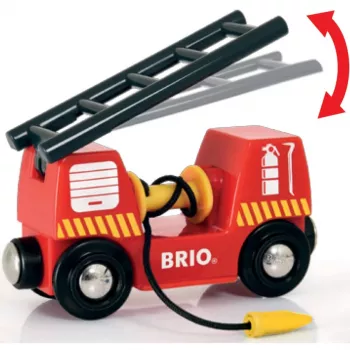 Traukinukas BRIO Gaisrinis automobilis