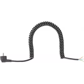 Bachmann spiralinis laidas H05VV-F BM00107023G1.5 mm² 0.5m juodas AEH/CEE7/7 (BM0010702)
