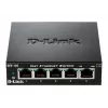 D-Link DES-105 nevaldomas L2 jungiklis, 5 prievadai, metalinis korpusas