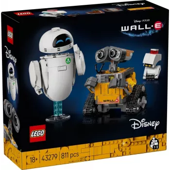 LEGO statybinis rinkinys Disney Pixar WALL·E ir EVE 43279 – 811 dalių, 130 mm aukščio, nuo 18 m.