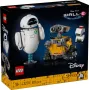 LEGO Disney Pixar 43279 WALL-E ir EVE rinkinys konstravimui, 811 detalių, 18+