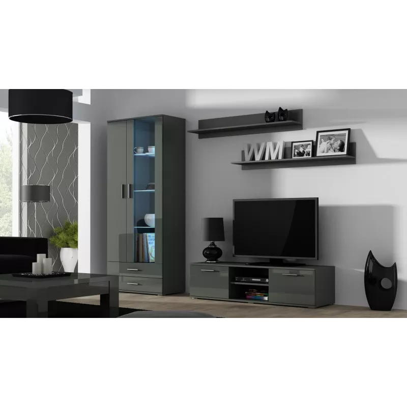 TV stovas Cama Meble SOHO 140 pilkas