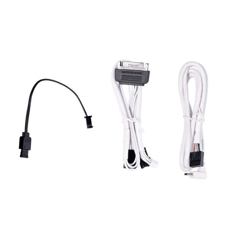 Lian Li GA II LCD 120 mm skysčio aušinimo komplektas baltas