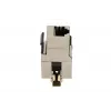 Keystone lizdas Extralink CAT6 STP RJ45, moteriškas, plieno spalvos, 1 vnt.