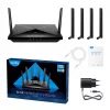 Stalinis belaidis maršrutizatorius Cudy P5 — Dviejų juostų Wi‑Fi 6, 5G Sub6, dvi NanoSIM, Gigabit Ethernet, 6 nuimamos antenos, 256MB RAM
