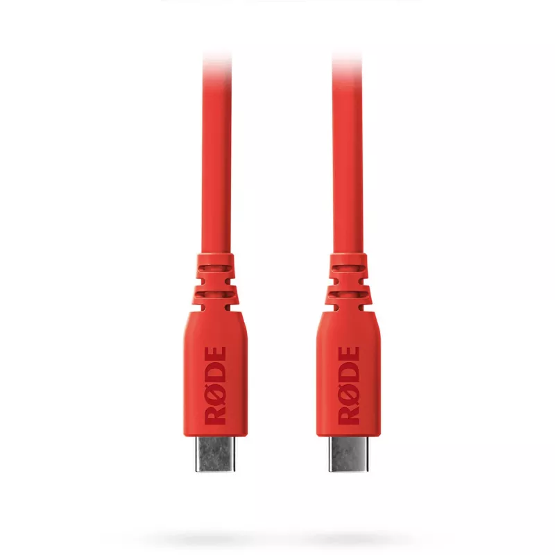 Rode SC27-R USB-C į USB-C laidas USB 3.2 Gen1, raudonas (2 m, PD)