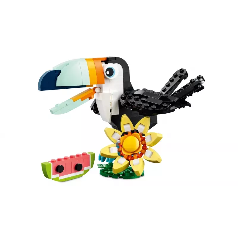 Konstruktorius LEGO Creator 3-in-1 Laukiniai gyvūnai – Tropinis tukanas 31173