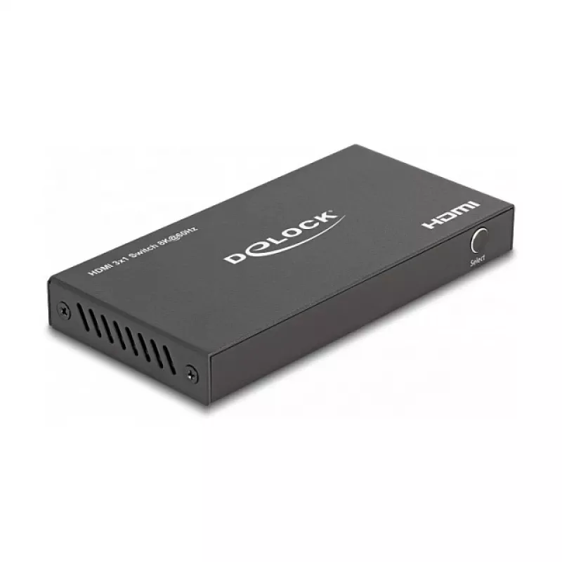 DeLOCK HDMI jungiklis 3×HDMI įėjimas į 1×HDMI išėjimas 8K 60 Hz