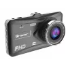 Vaizdo registratorius TRACER 4TS Full HD dviejų kamerų, 2 MP priekinė, 0.4 MP salono, 140°/60° kampai, 4 colių IPS ekranas, 150 mAh baterija, aliumininis korpusas, stovėjimo pagalba
