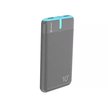 PowerBank EnerGo 10000mAh pilkai mėlyna
