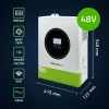 Qoltec hibridinis saulės inverteris Off-Grid 11000W