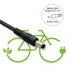 Įkroviklis QOLTEC 36V–42V 4A elektriniam dviračiui, nuolatinės srovės kištukas 5,5×2,1 mm
