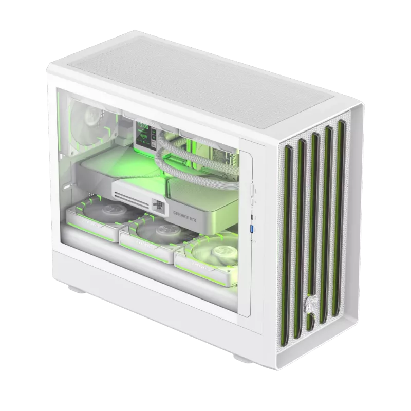 Gamemax CLAW 360 WH korpusas M-ATX baltas