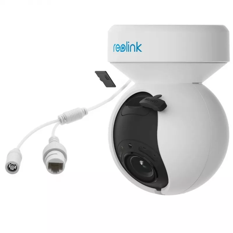 Reolink E Series E540 - 5MP lauko Wi-Fi kamera, asmens/transporto priemonės/gyvūno aptikimas, pasukimas ir pakreipimas, 3X optinis priartinimas
