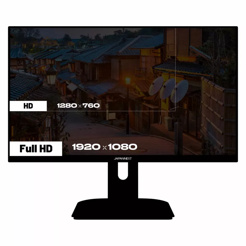 JAPANNEXT JN-IPS238FHD200F-HSP-CAMO monitorius 61 cm (24 colių) 1920 x 1080 pikselių Full HD LCD juodas