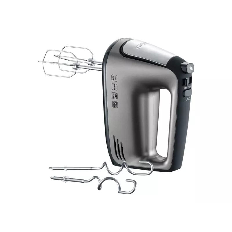 SEVERIN HM 3832 - Rankinis plaktuvas - 400 W - Pilkai-metalinis/juodas/nerūdijantis plienas