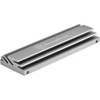 Pasyvus M.2 aušintuvas SILVERSTONE TP04 – Aliumininis radiatoriukas M.2 SSD diskui (SST-TP04)