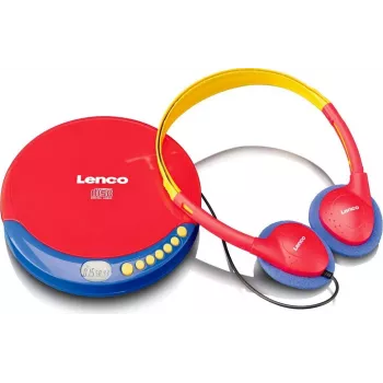 Nešiojamas CD grotuvas Lenco CD-021 Multicolor