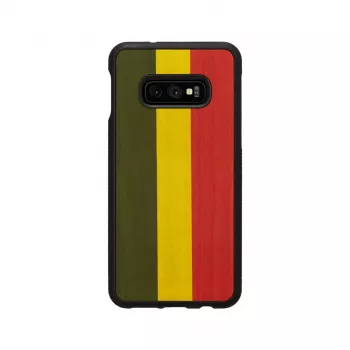 Apsauginis dėklas Samsung Galaxy S10e, man and wood, reggae juodas