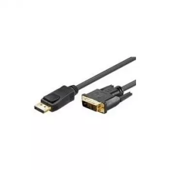 Goobay 2 m DP/DVI DisplayPort laidas su paauksuotomis jungtimis