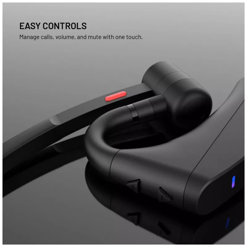 FIXED Talk Pro Bluetooth ausinė su mikrofonu, juoda