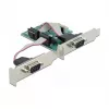 DeLOCK PCI Express x1 kortelė su 2 RS-232 nuosekliaisiais prievadais